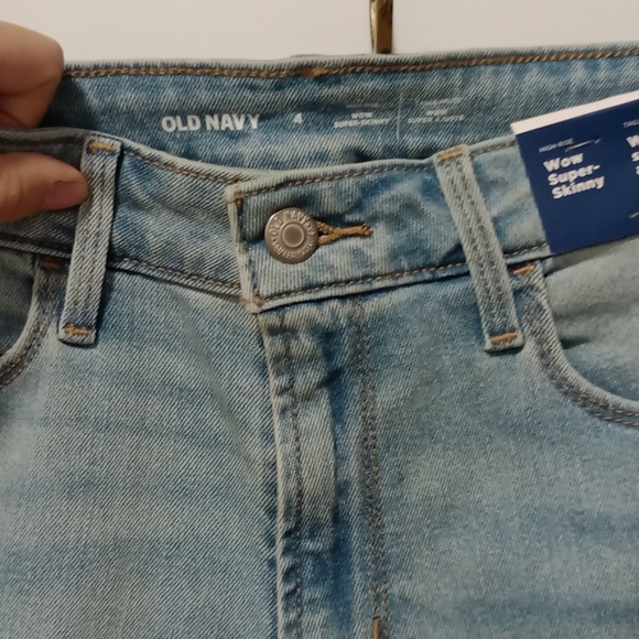 4 Light Blue 🩵 WOW Super-Skinny Old Navy - Picture 3 of 13